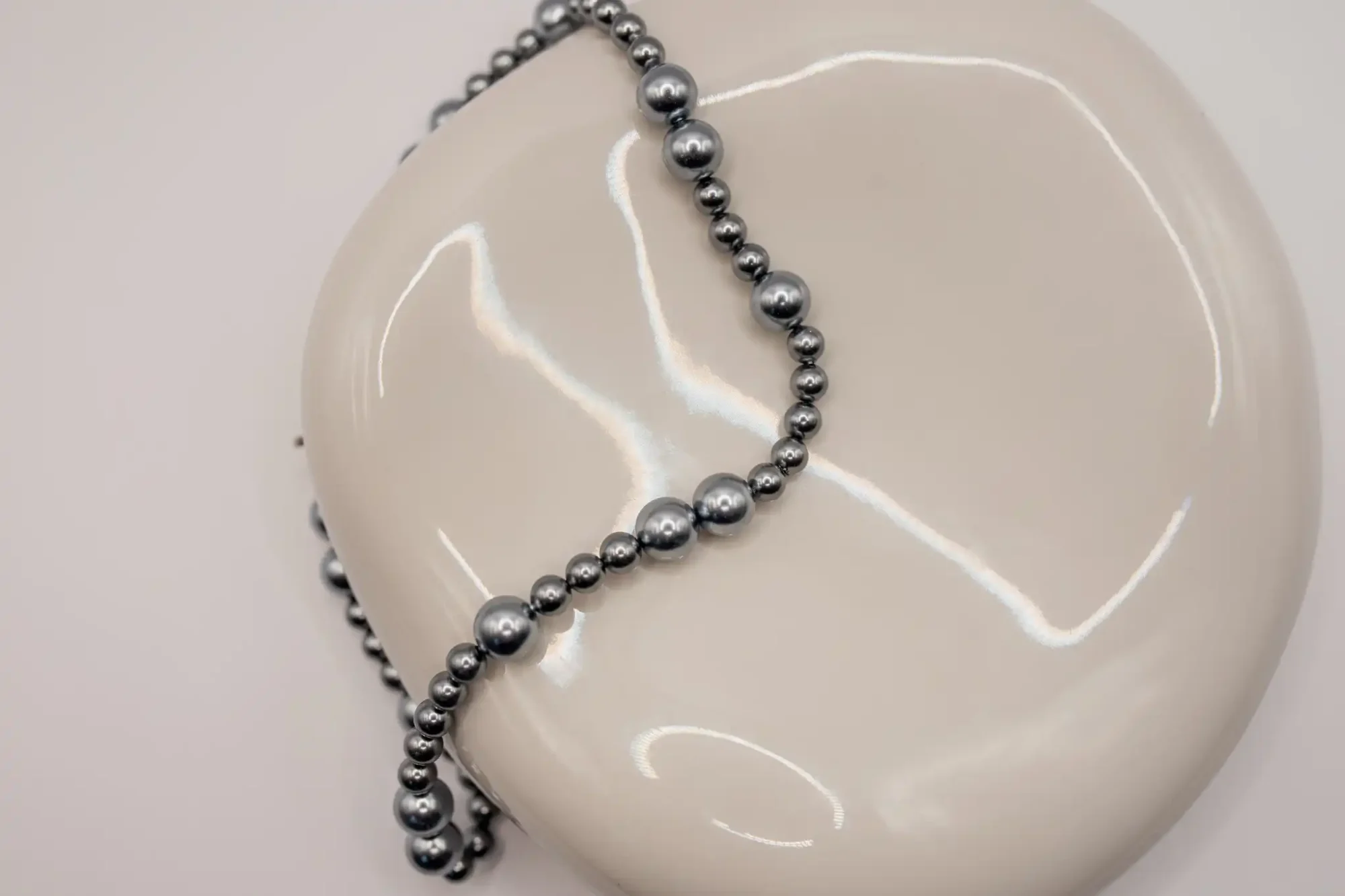 Choker ze srebrnych Pereł Seashell - obrazek 4