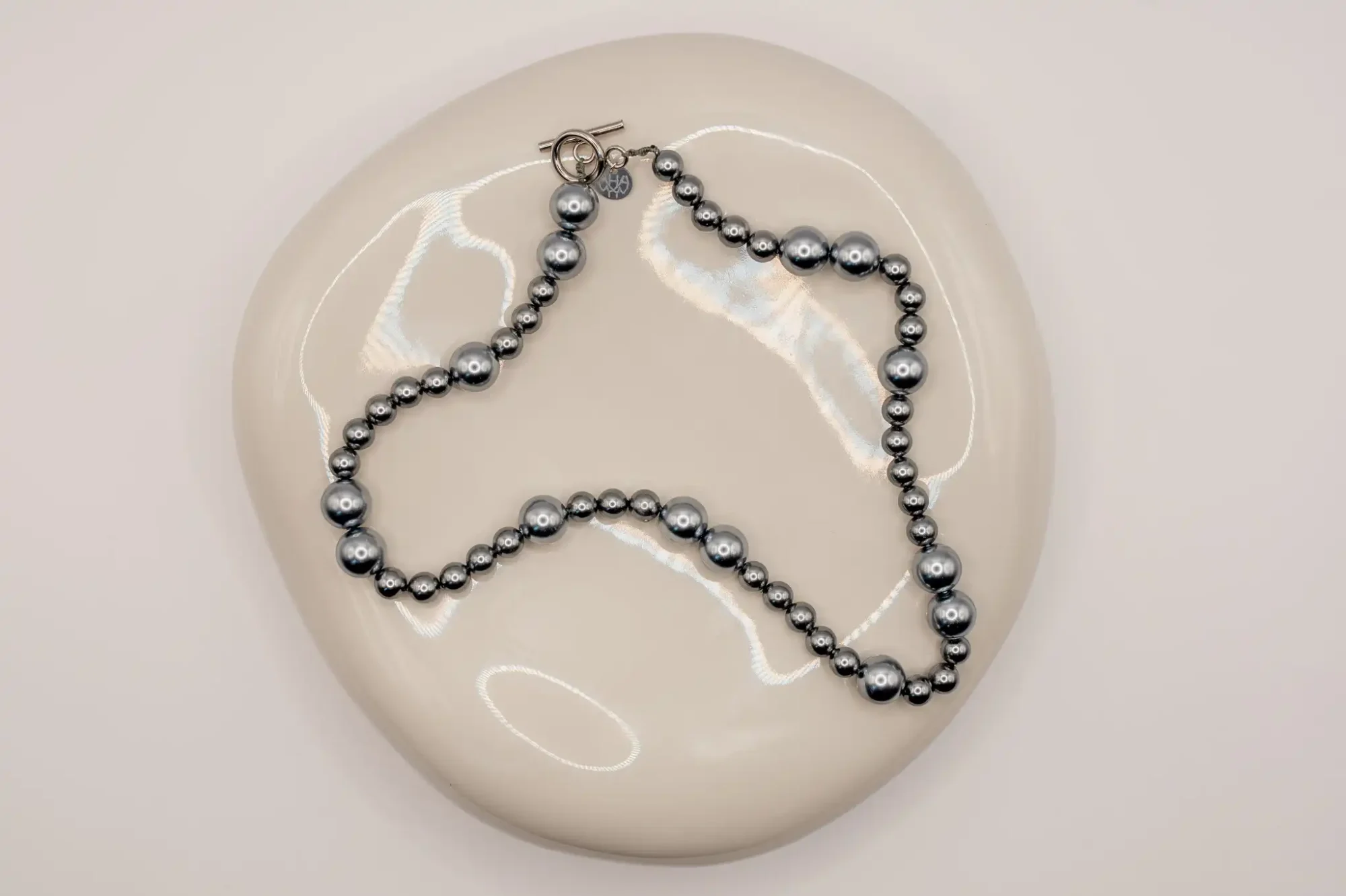 Choker ze srebrnych Pereł Seashell - obrazek 2