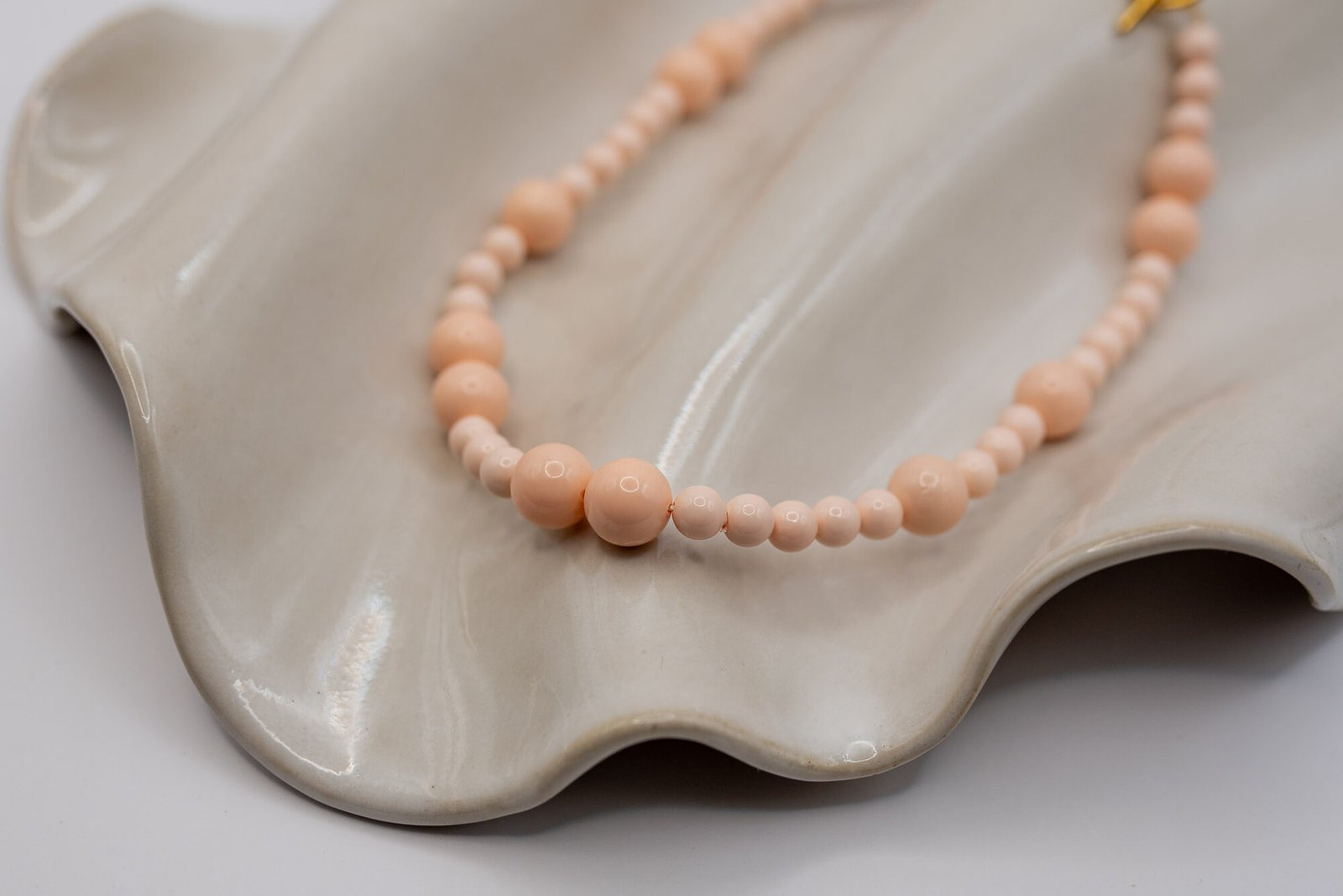 Choker z różowych Pereł Seashell - obrazek 6