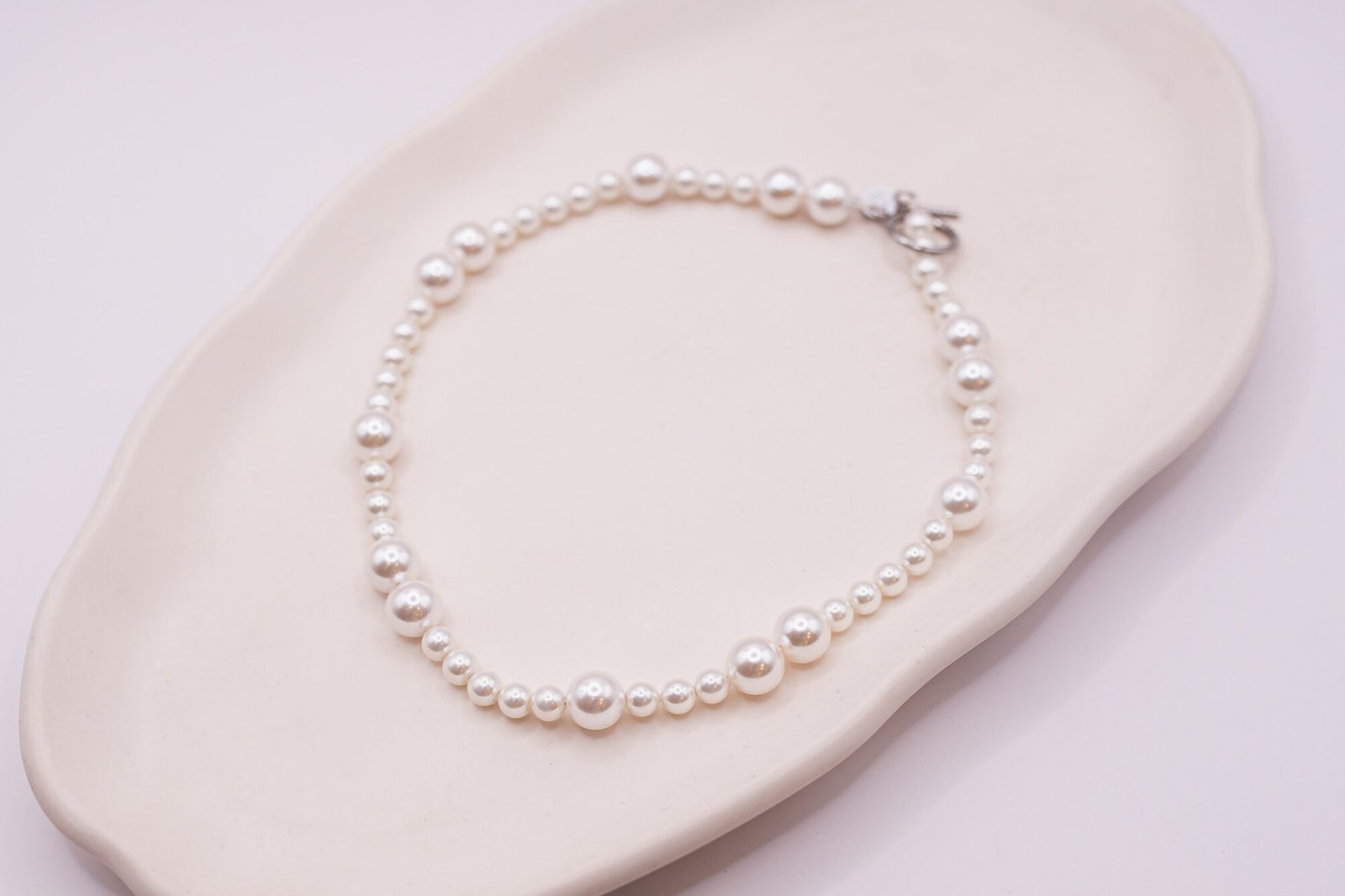 Choker z Białych Pereł Seashell - obrazek 2