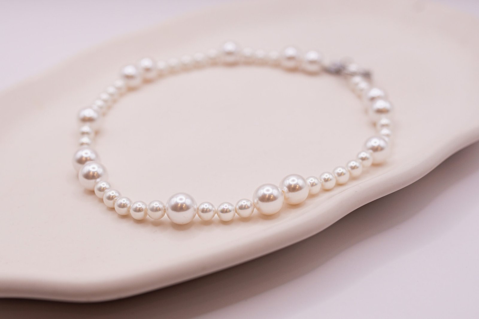 Choker z Białych Pereł Seashell - obrazek 4