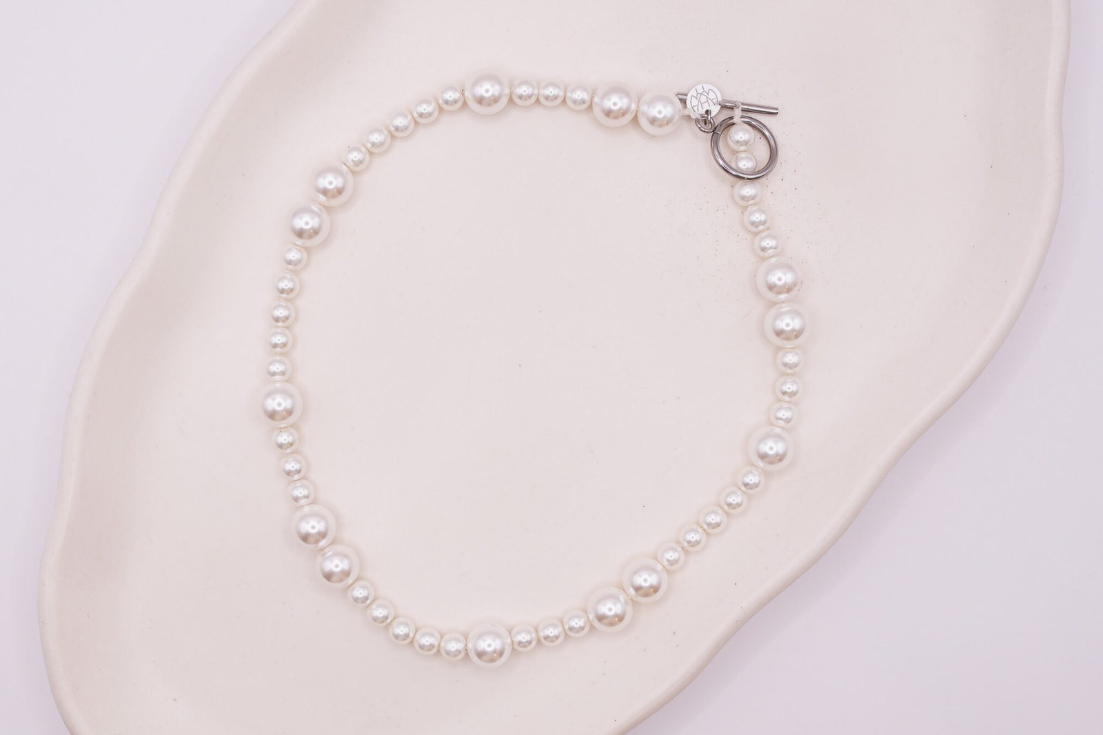 Choker z Białych Pereł Seashell - obrazek 5