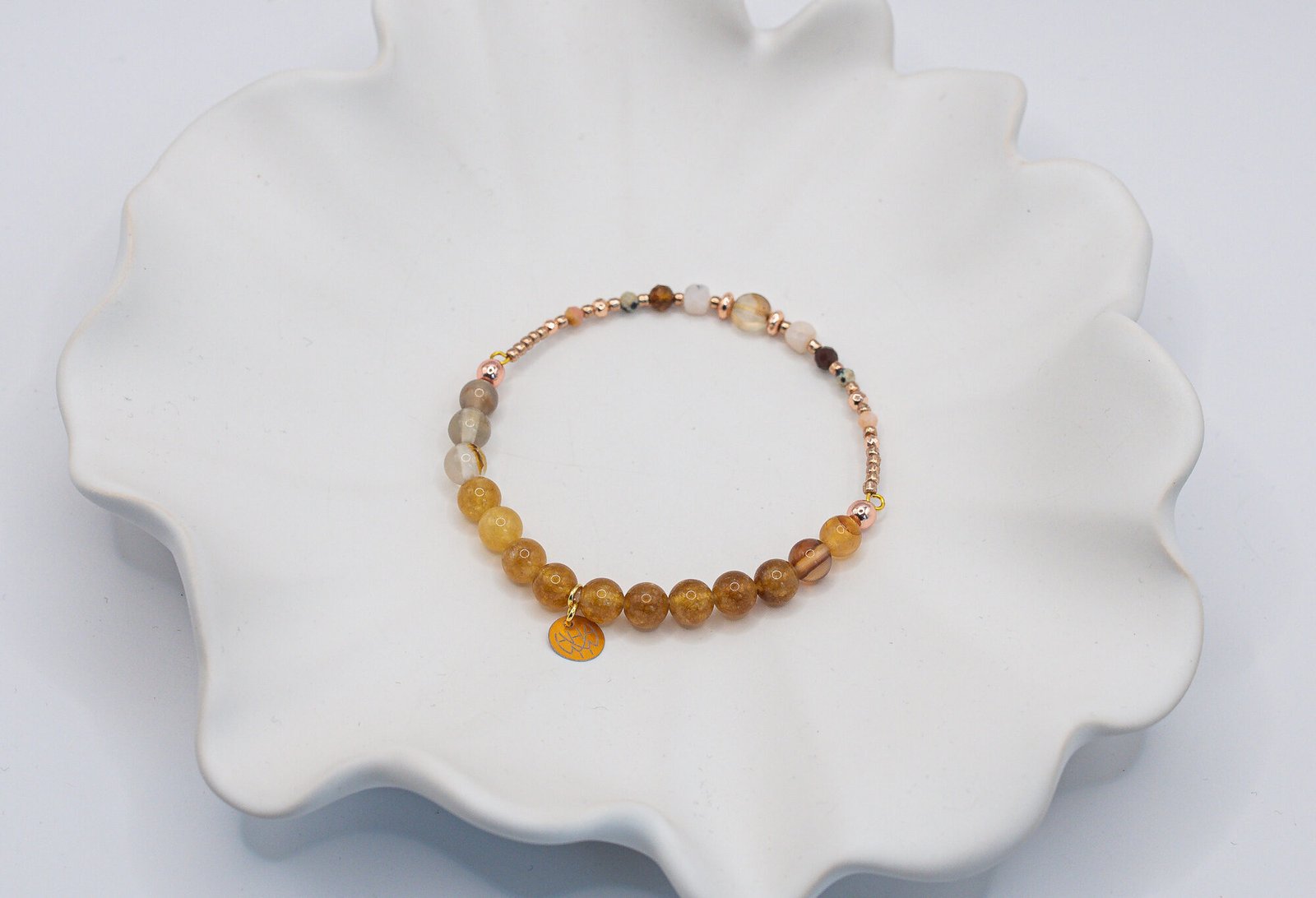 Alternative view of Bransoletka z Agatem Opalem i Jaspisem