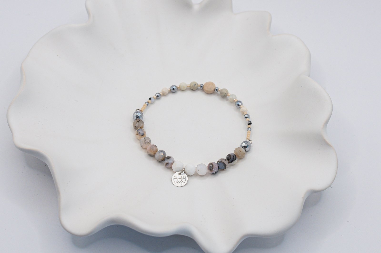 Bransoletka z Opalami i Mokaitem - obrazek 4