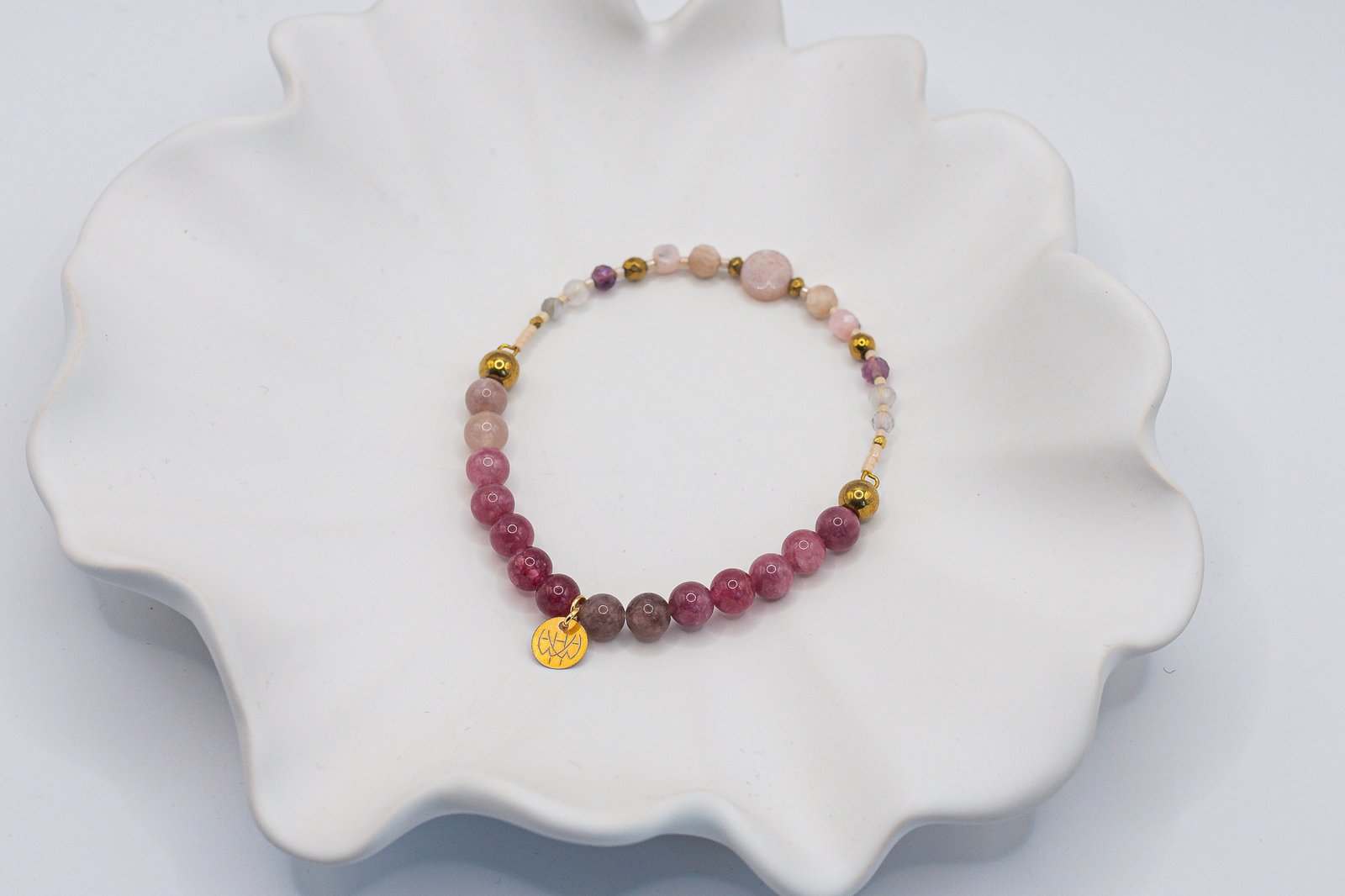 Bransoletka z Kamieniem Słonecznym i Turmalinem - obrazek 3