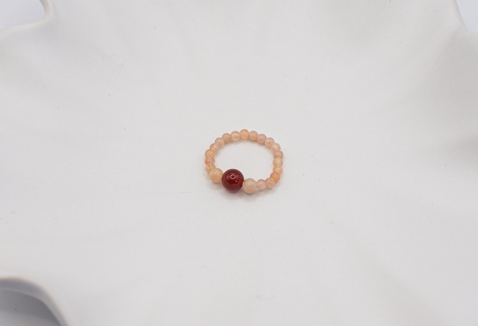 Alternative view of Pierścionek z Karneolem i Kamieniem Słonecznym