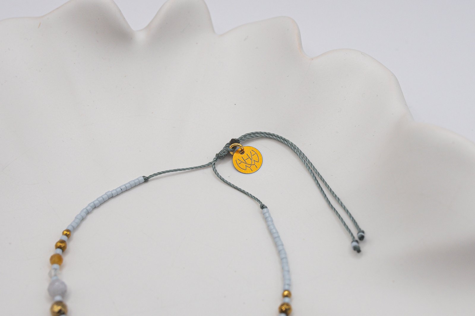 Bransoletka Dobrobyt Jaspis Cytryn Jadeit - obrazek 6