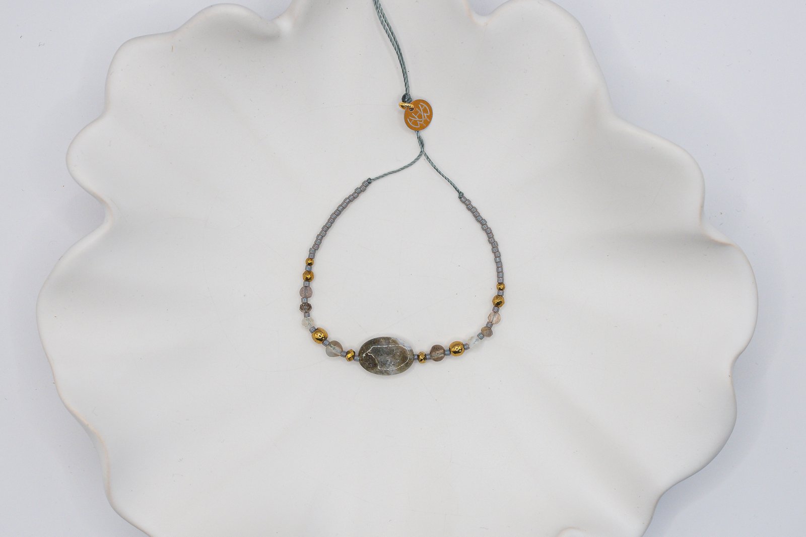 Bransoletka na Zdrowie Agat Labradoryt - obrazek 3