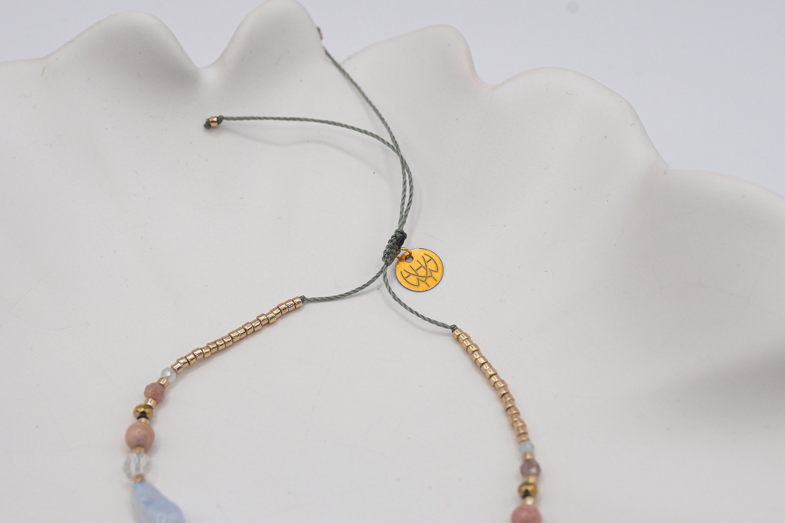 Bransoletka Harmonia Kryształ Chalcedon Turmalin - obrazek 4