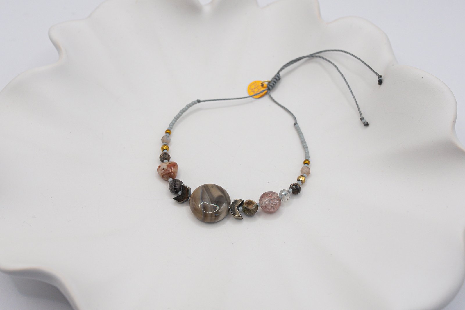 Bransoletka Ochronna Krzemień Turmalin Turkus - obrazek 2