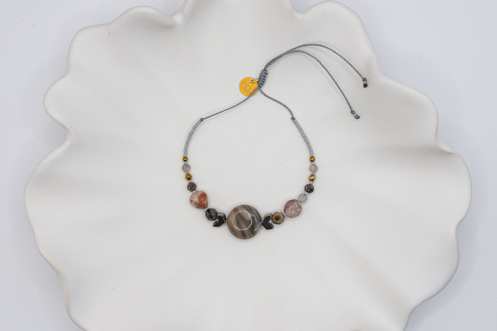 Bransoletka Ochronna Krzemień Turmalin Turkus - obrazek 4