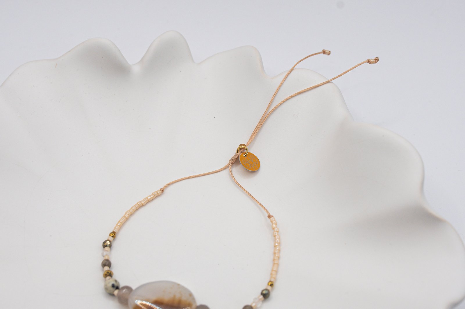 Bransoletka Energia Agat Piryt Kryształ Górski - obrazek 4