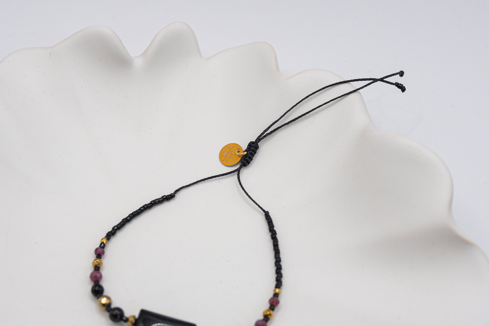 Bransoletka Ochronna Onyks Turmalin Rubin - obrazek 5