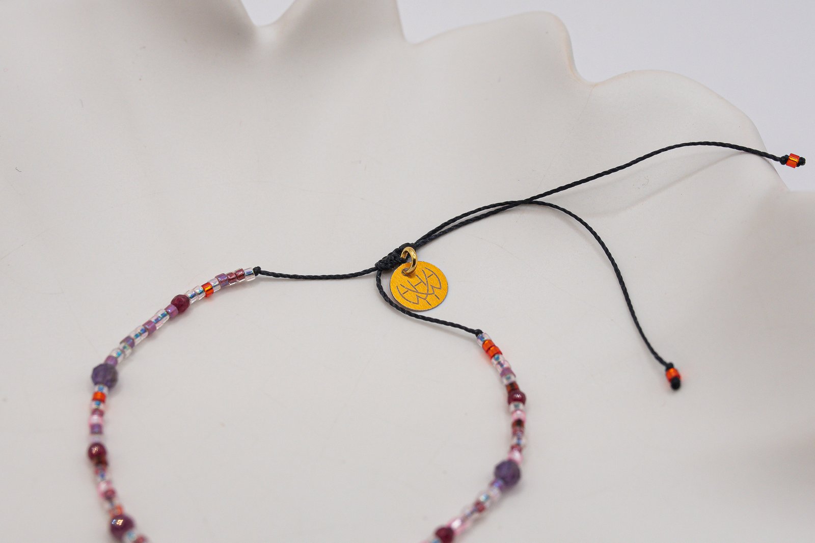 Bransoletka na Pieniądze Rubin Jadeit Ametyst - obrazek 4