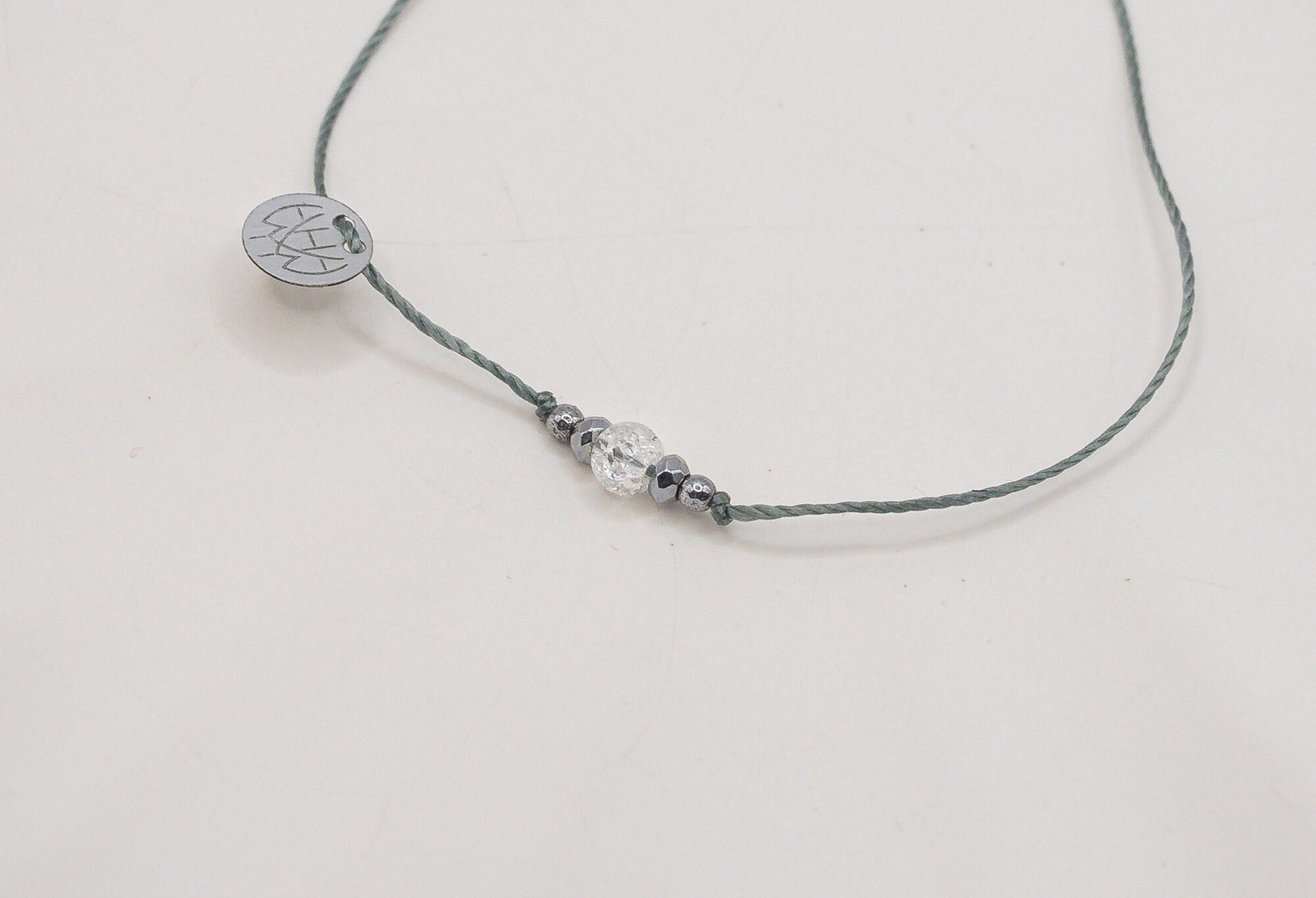 Alternative view of Bransoletka ze spękanym Kryształem Górskim