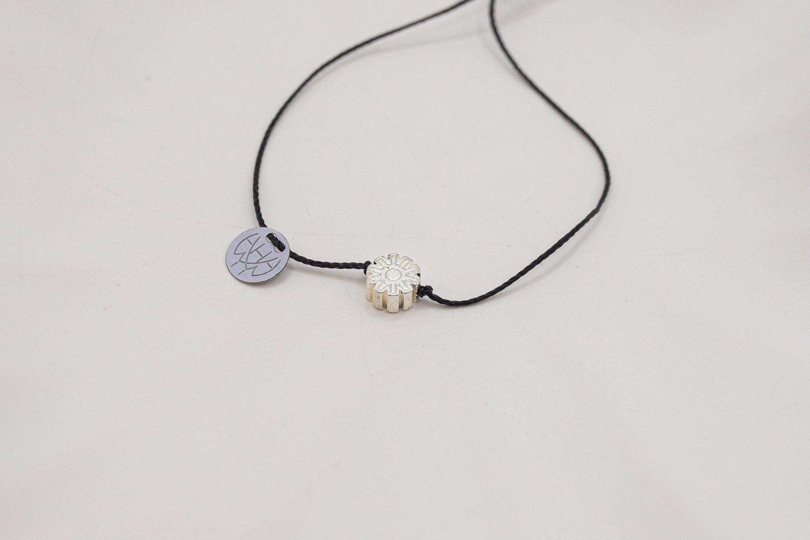 Bransoletka ze srebrnym Kwiatem - obrazek 3