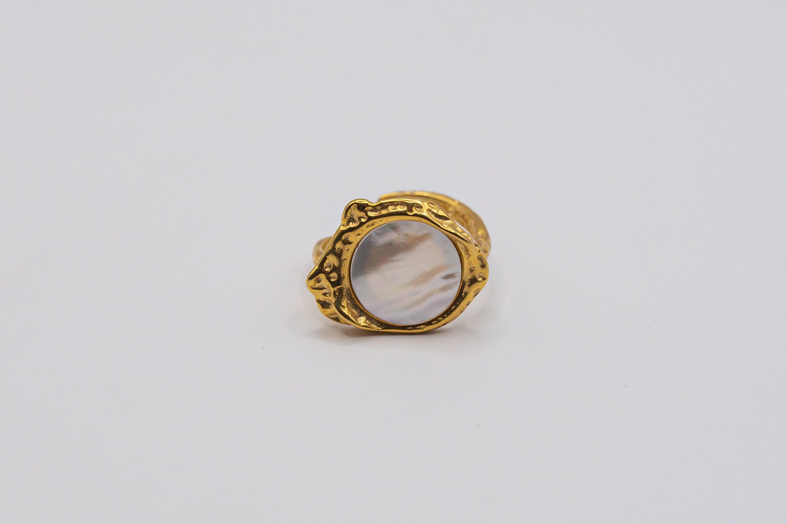 Złoty pierścionek z masą perłową Dream - obrazek 4