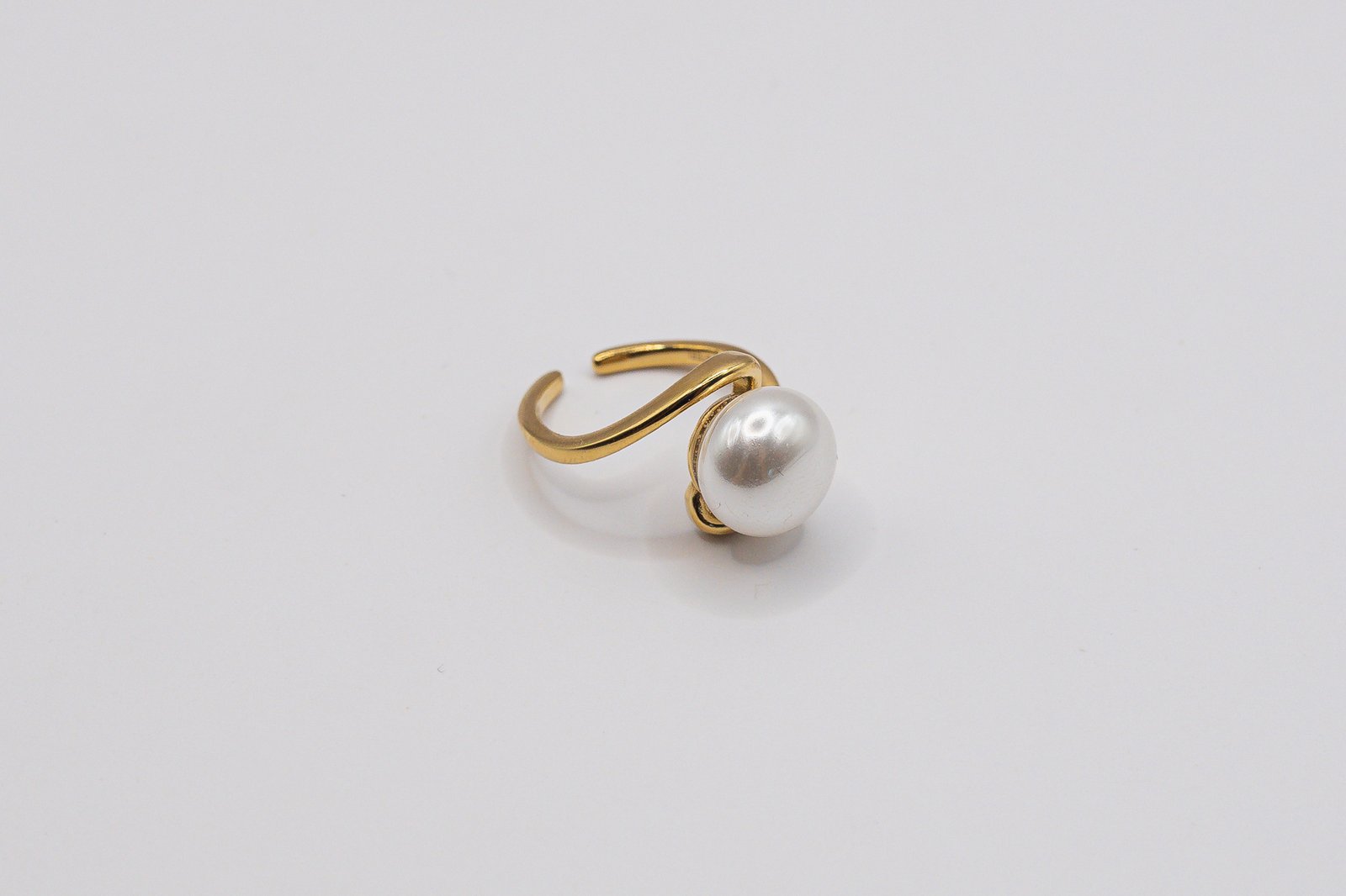 Złoty Pierścionek Pearl - obrazek 2