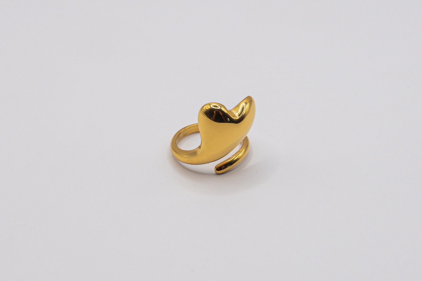 Złoty Pierścionek Heart - obrazek 2