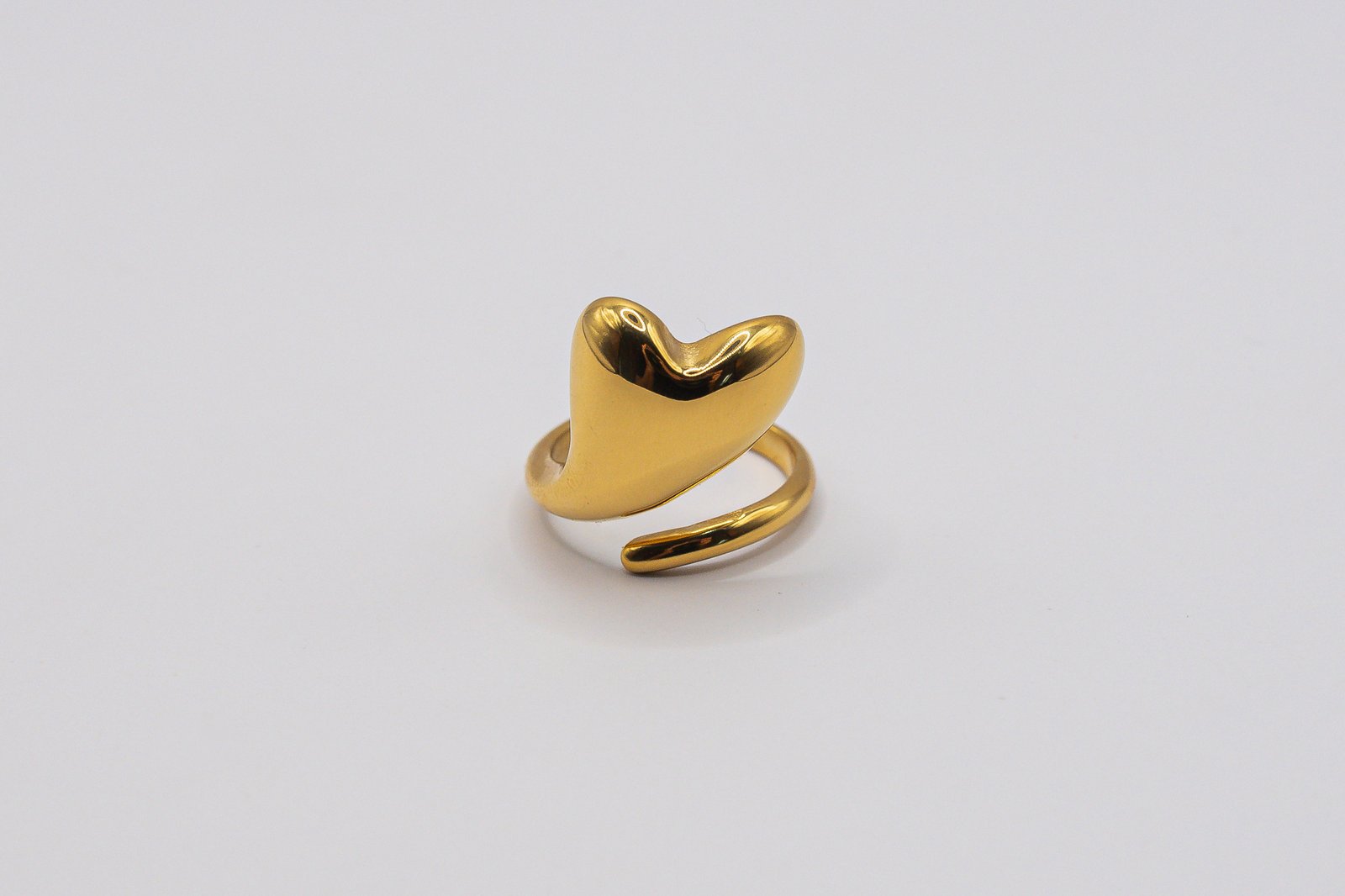 Złoty Pierścionek Heart - obrazek 3