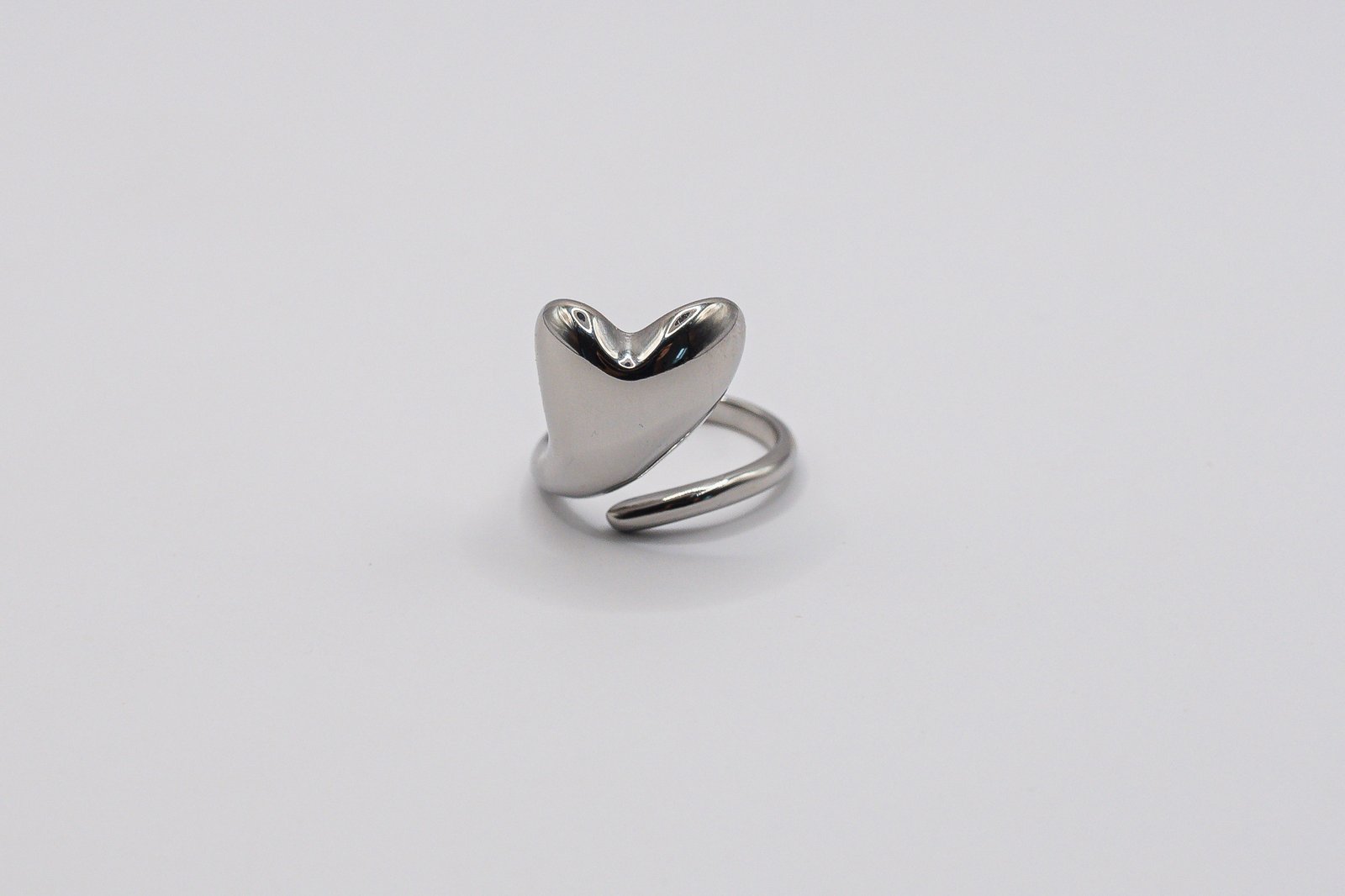 Srebrny Pierścionek Heart - obrazek 3