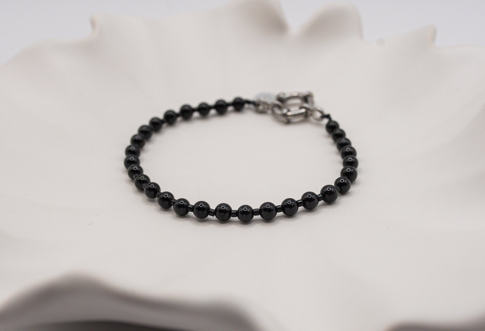 Bransoletka z gładkich Onyksów