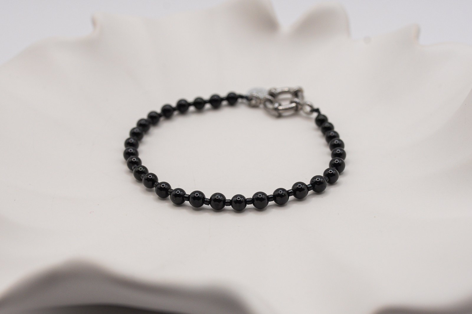 Bransoletka z gładkich Onyksów