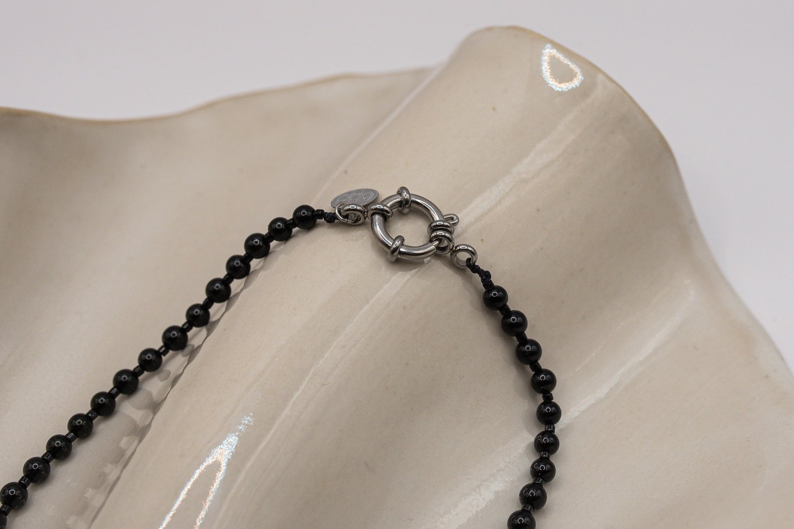 Naszyjnik z gładkich Onyksów - obrazek 5