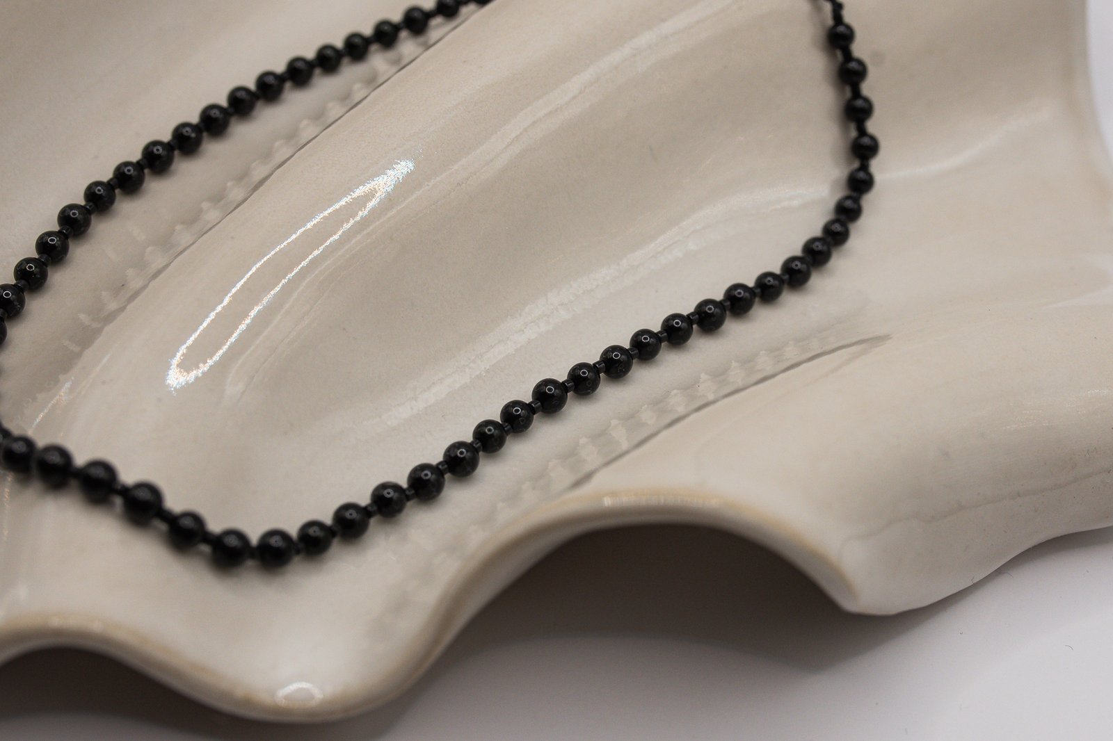 Naszyjnik z gładkich Onyksów - obrazek 4