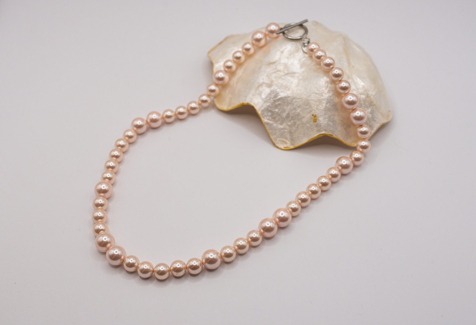 Alternative view of Naszyjnik z beżowych Pereł Seashell