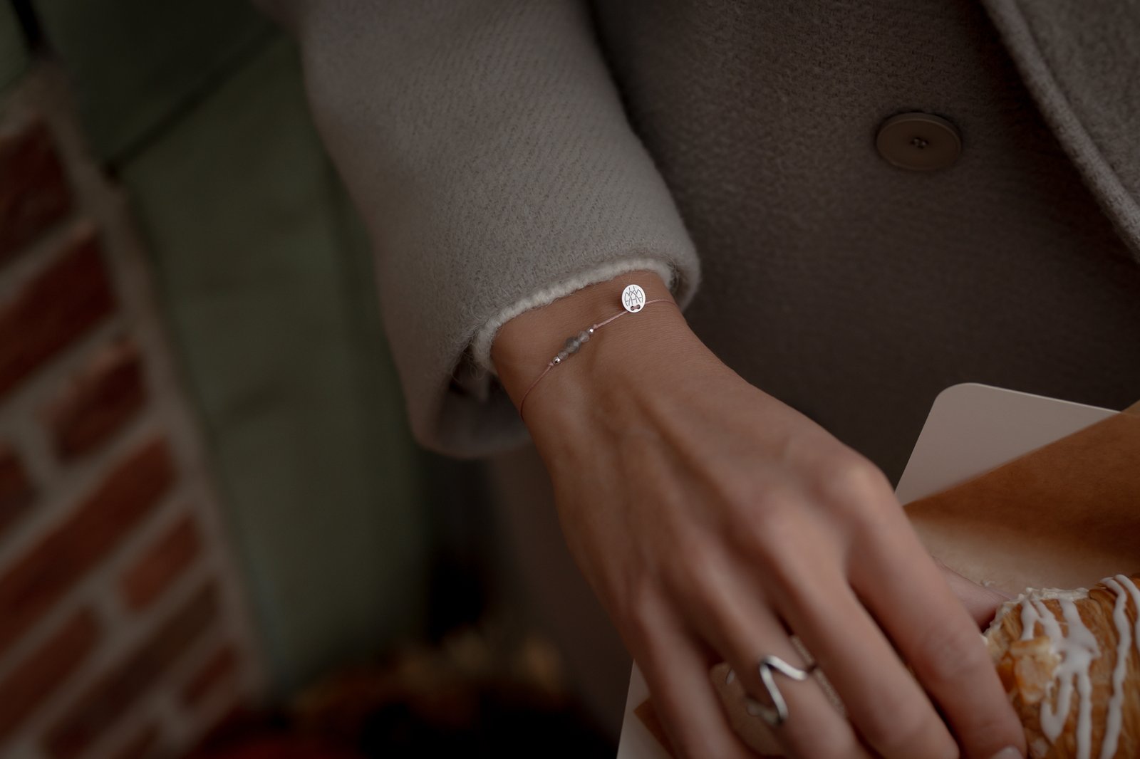 Bransoletka z Labradorytem i Hematytem - obrazek 3