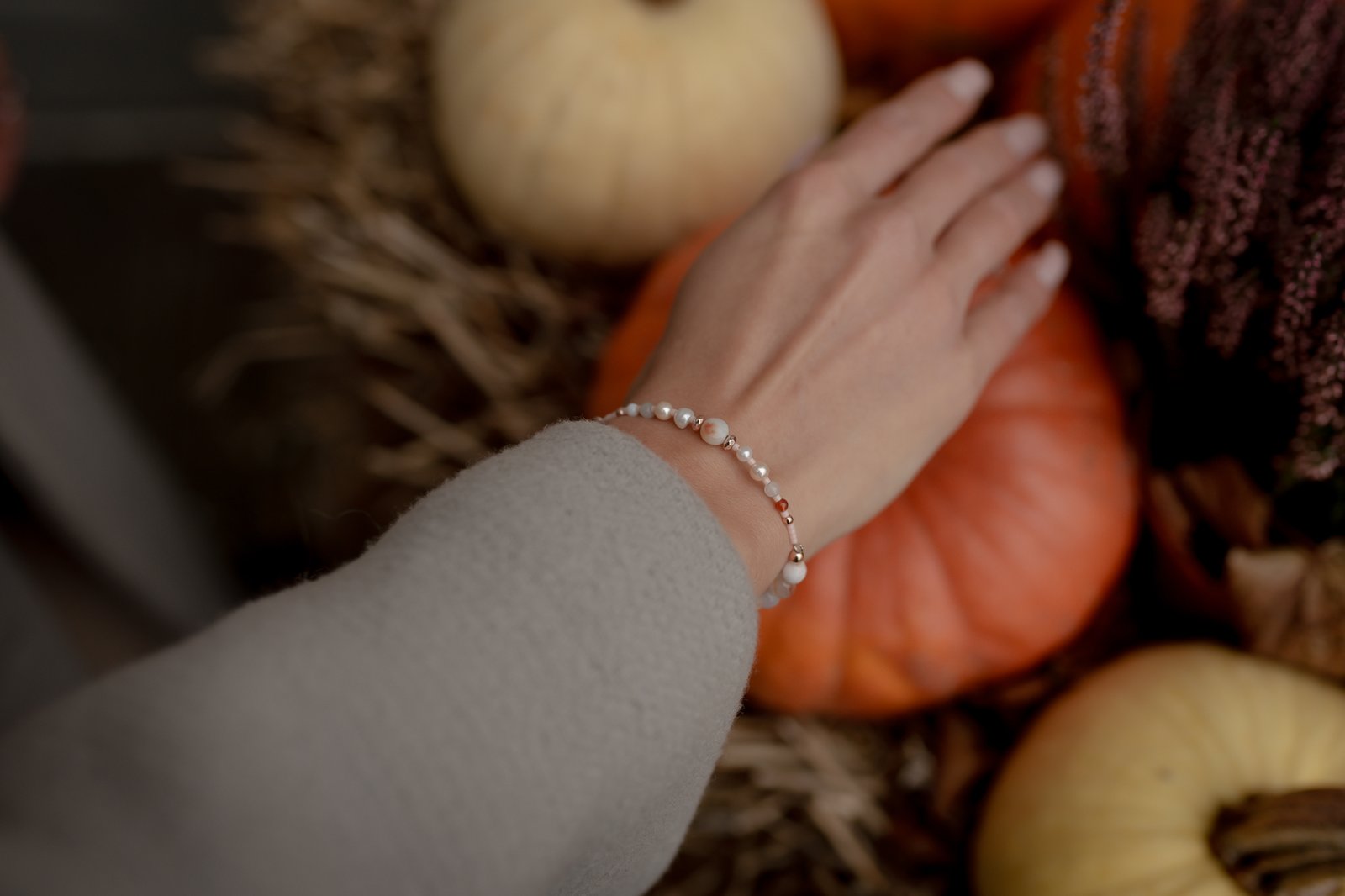 Bransoletka z Amazonitem i Kamieniem Słonecznym - obrazek 3