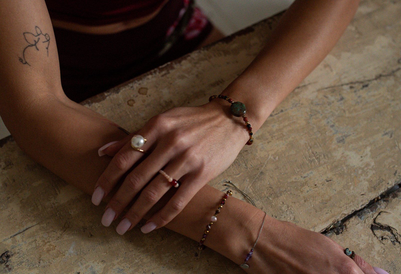 Bransoletka z Jaspisem i Karneolem