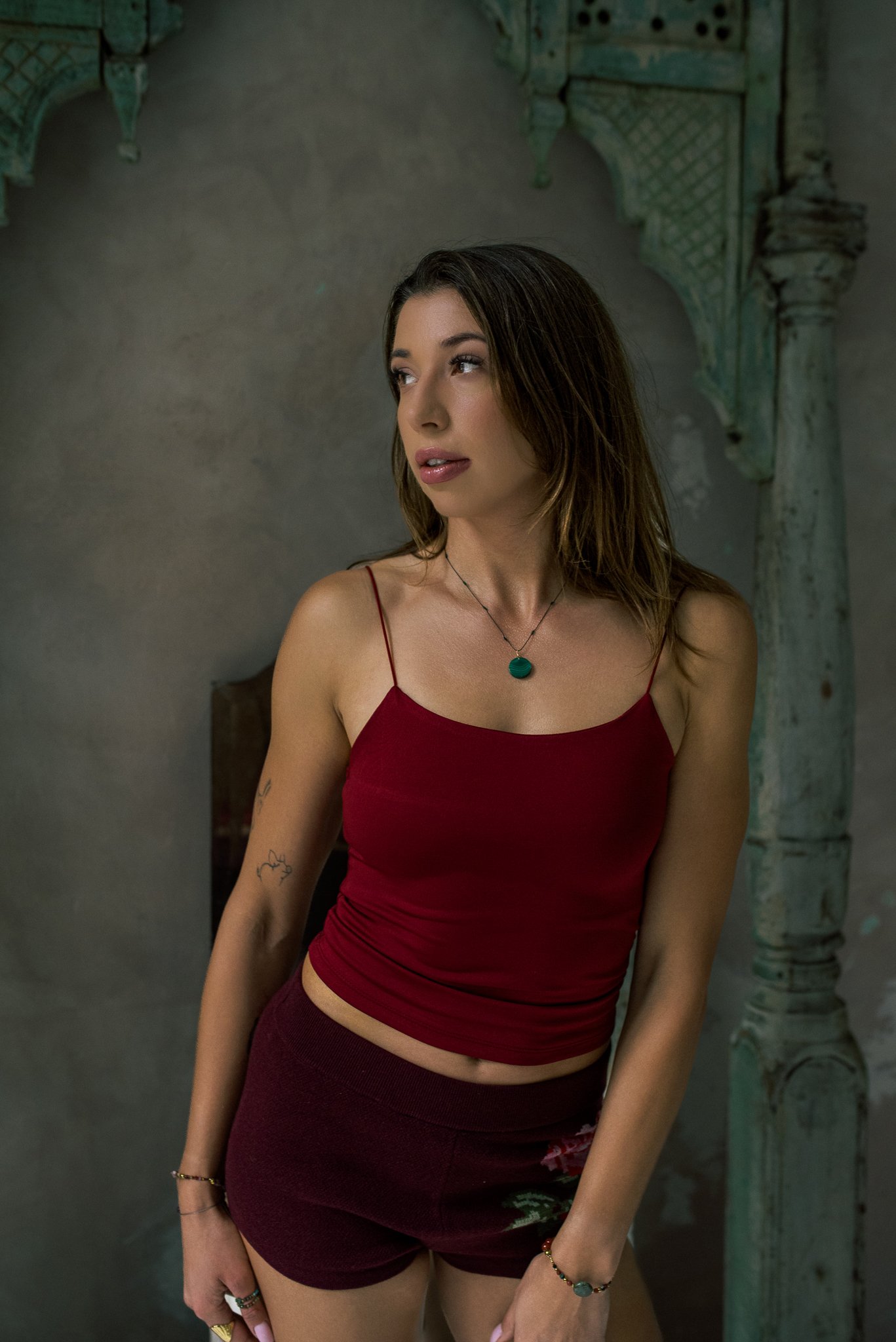 Wisiorek z Malachitem i Szmaragdem - obrazek 7