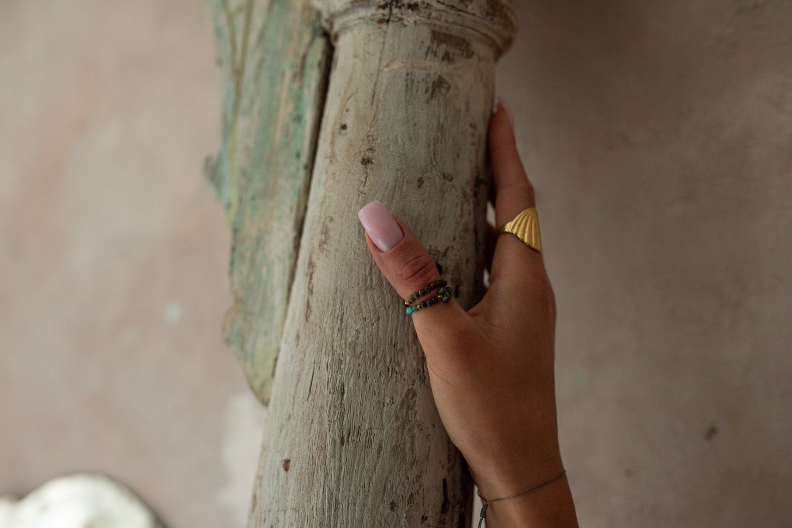 Pierścionek z sercem z Turkusu