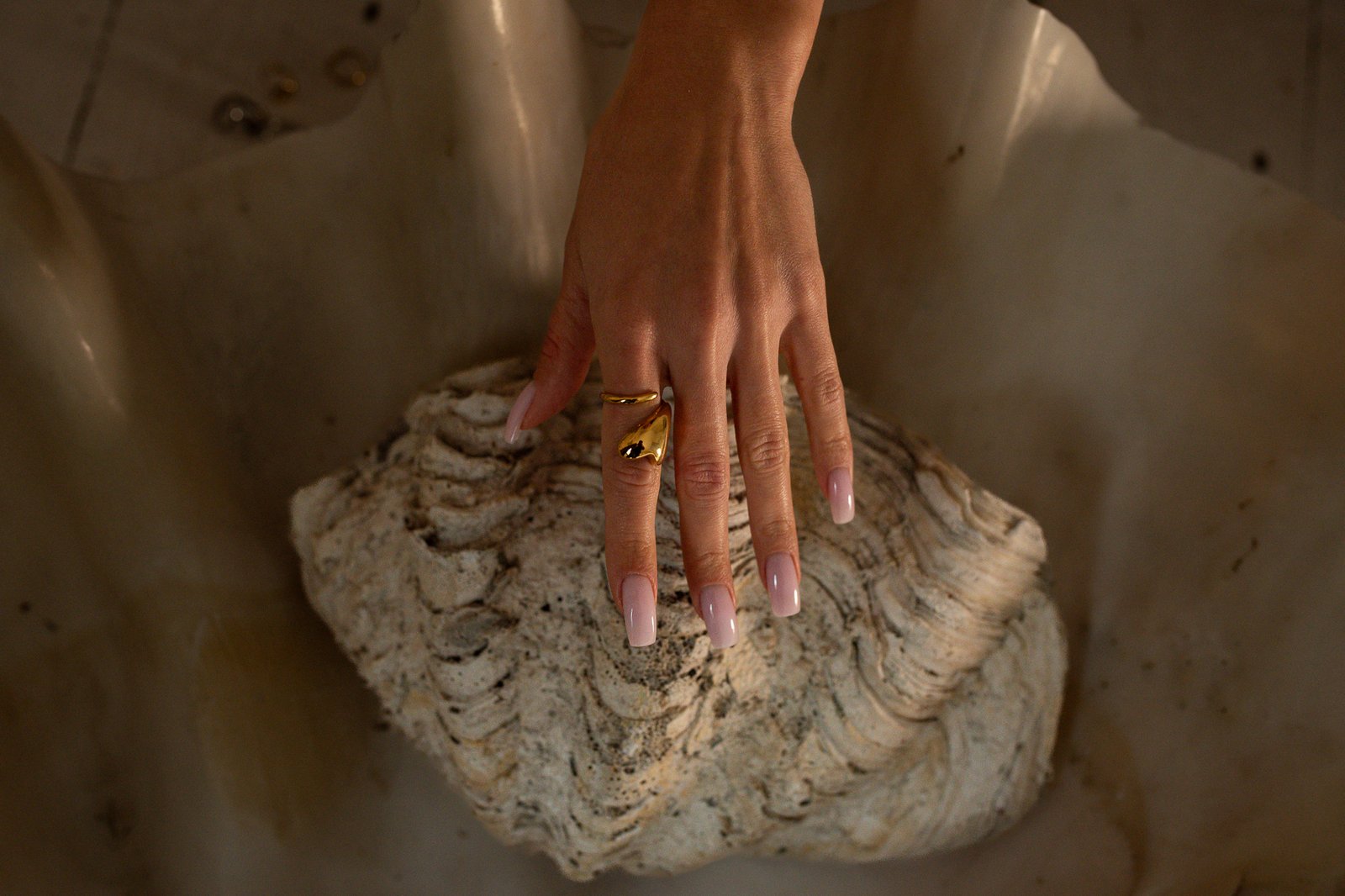 Złoty Pierścionek Heart