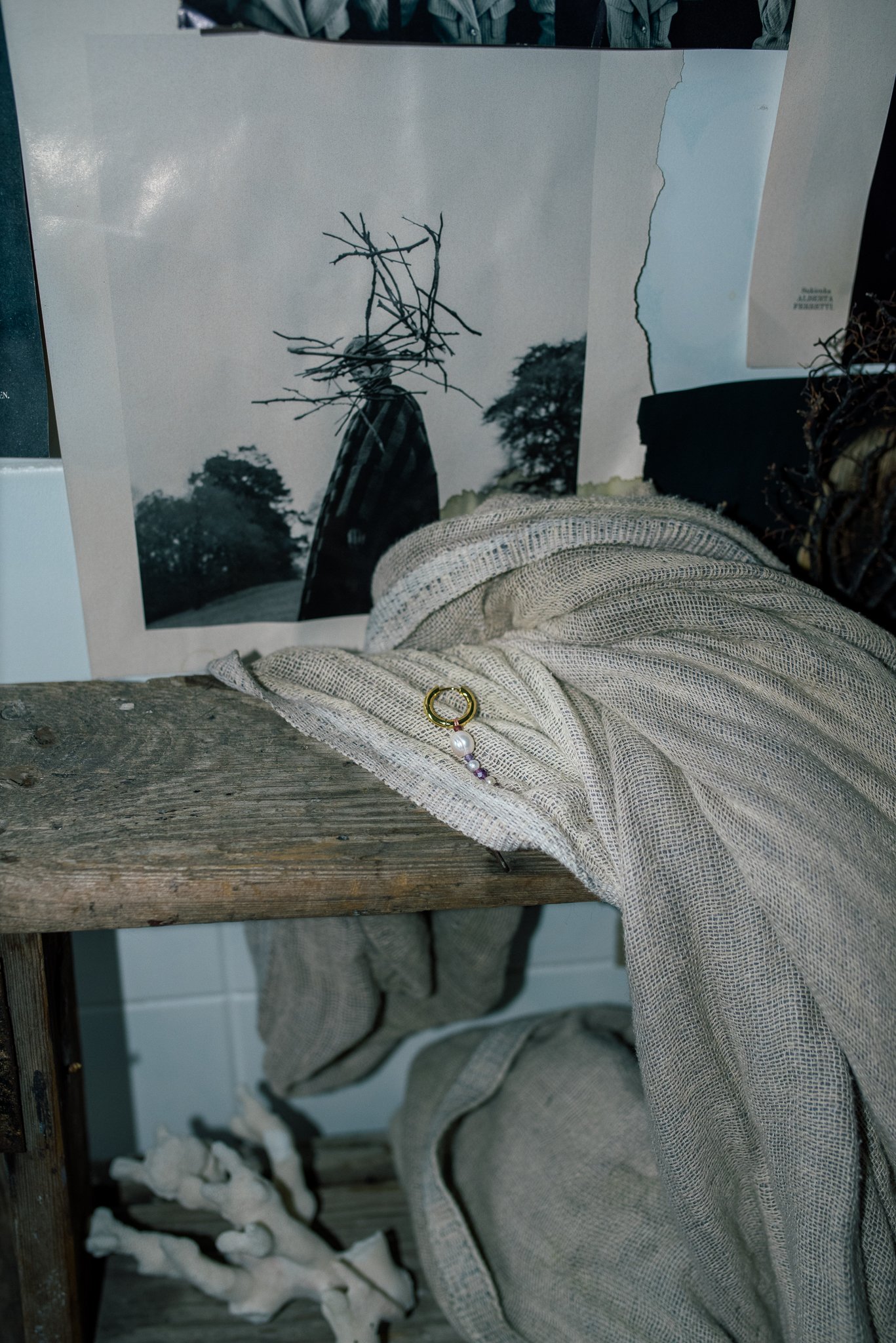 Kolczyki z Pereł Ametystu i Granatu - obrazek 4