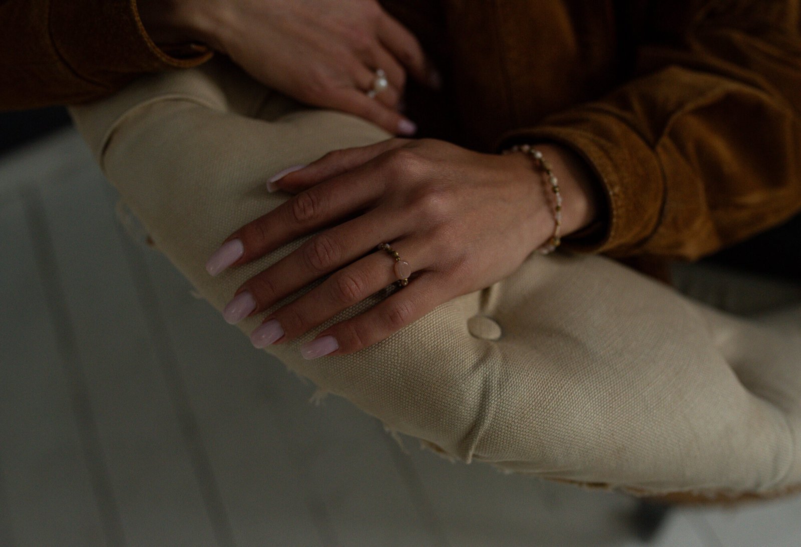 Alternative view of Pierścionek z Kamieniem Słonecznym i Opalem