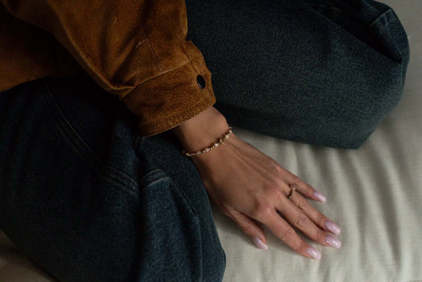 Bransoletka z Mokaitem Kwarcem i Opalem