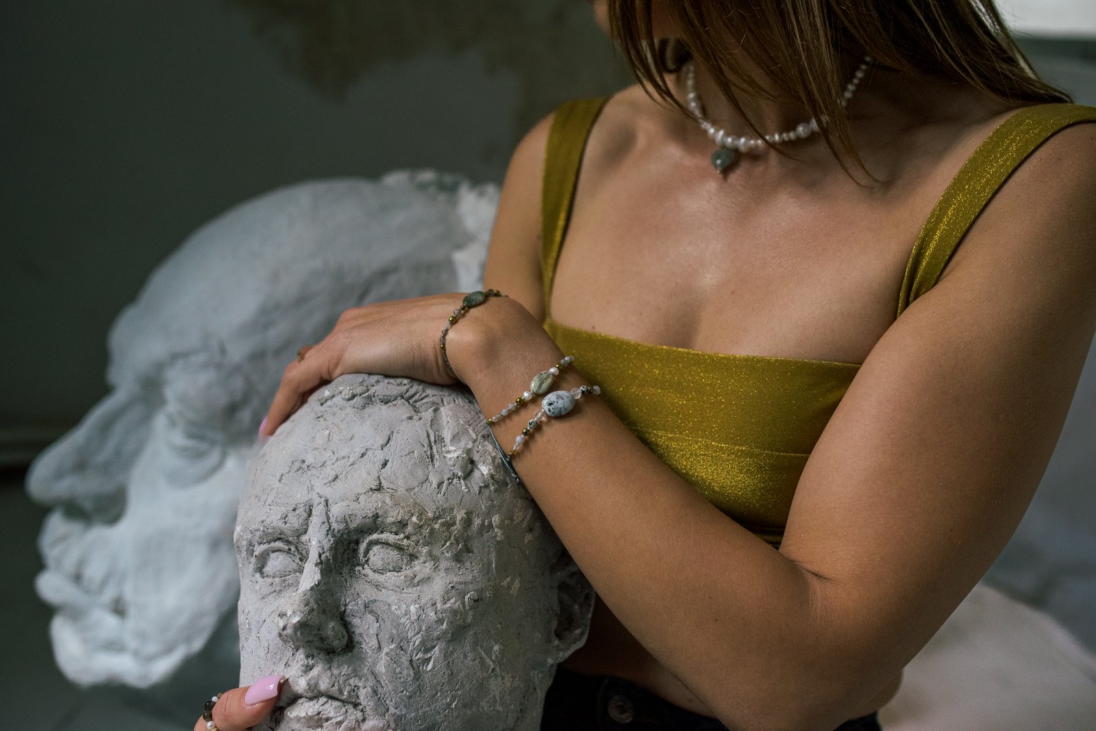 Bransoletka Dobrobyt Jaspis Cytryn Jadeit - obrazek 2