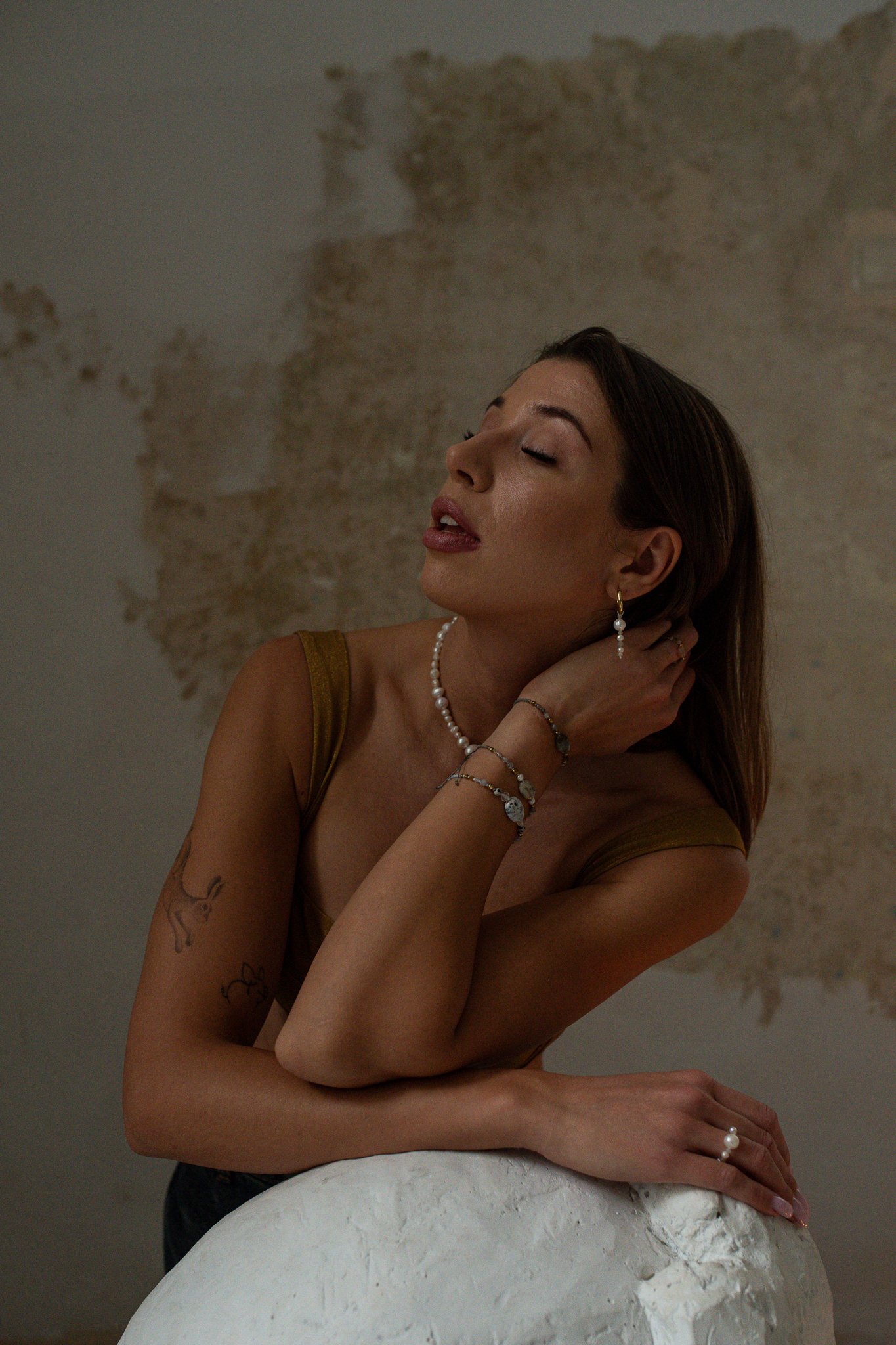 Bransoletka Harmonia Jaspis Agat Perła - obrazek 5